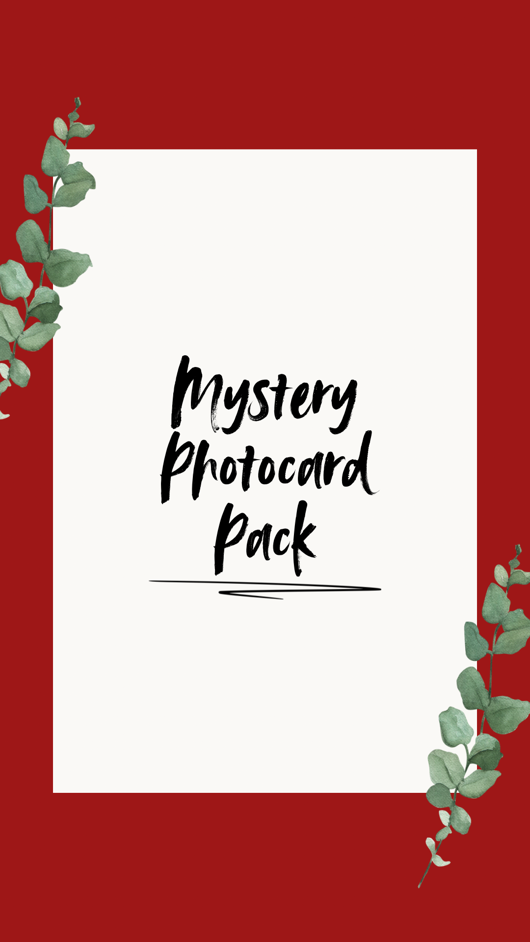 Paquete de tarjetas fotográficas misteriosas
