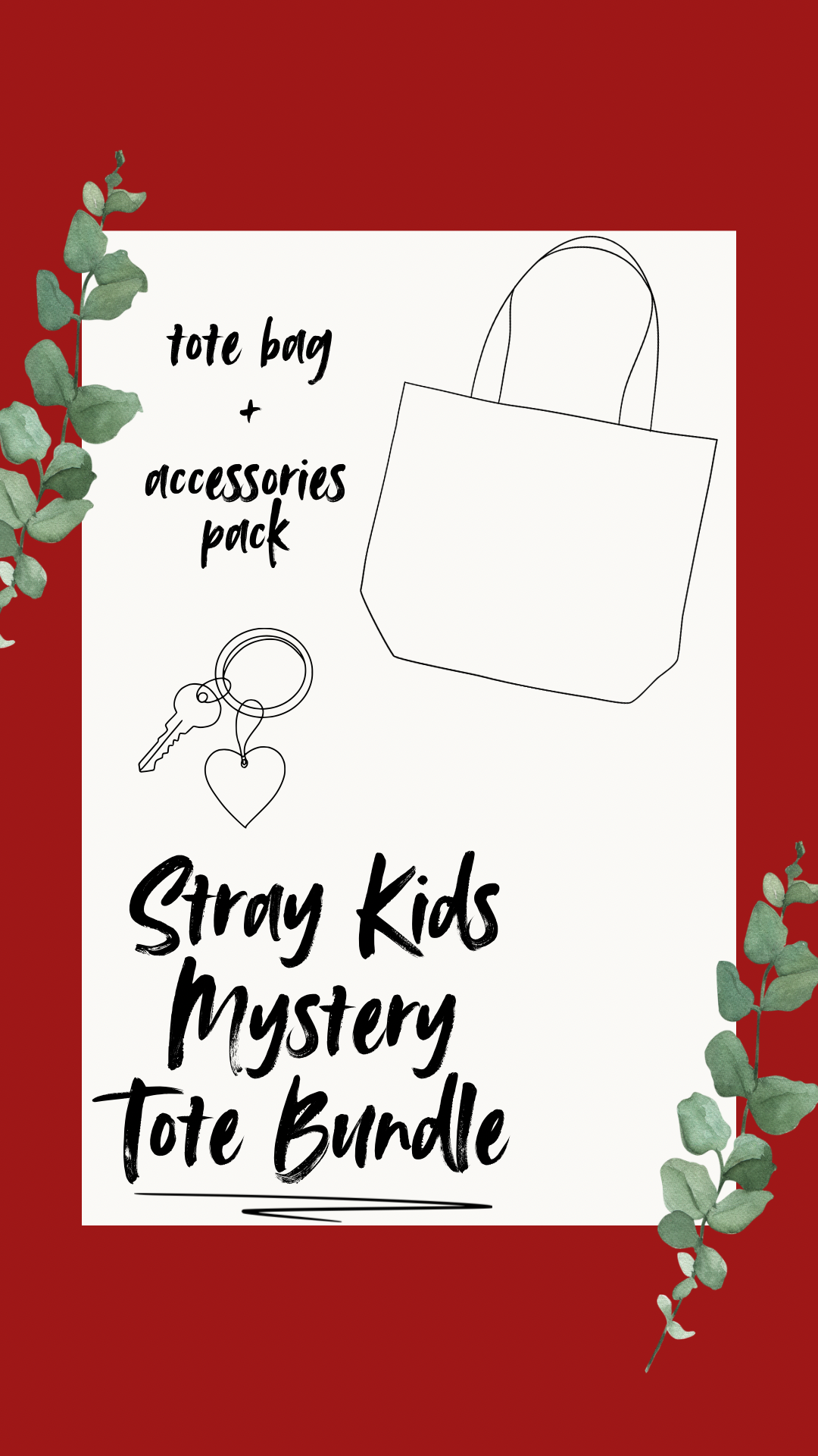 Stray Kids Mystery Tote Bundle + Accessory Pack