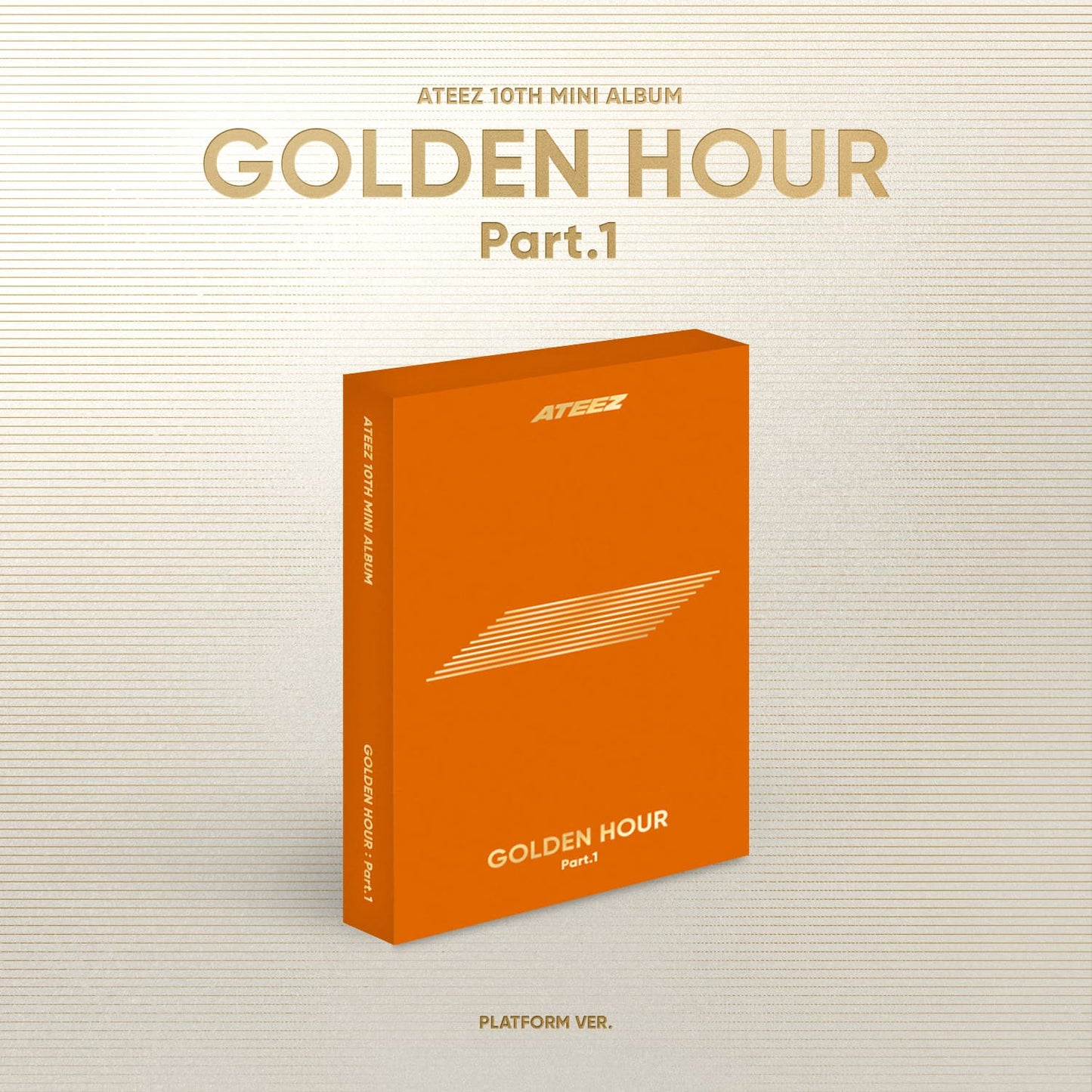 [ATEEZ] 10th Mini Album [GOLDEN HOUR : Part.1] (Platform Ver.)