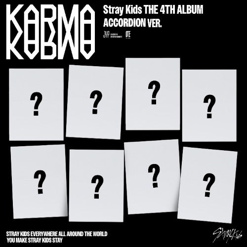 [PRE-ORDER] [STRAY KIDS] 4th Full Album [KARMA] (ACCORDION Ver.) (Random Version)