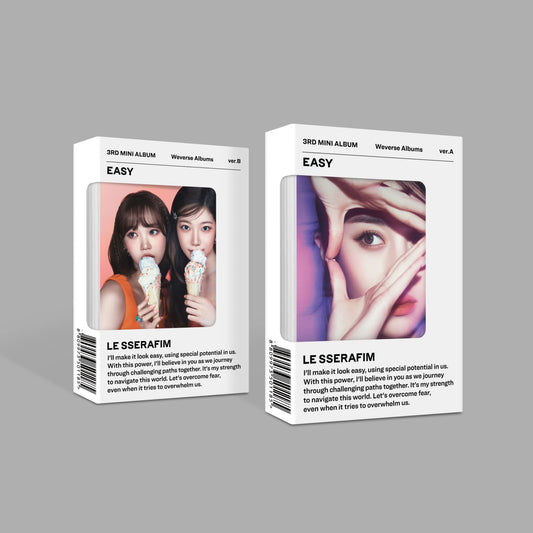 [LE SSERAFIM] 3rd Mini Album [EASY] (Weverse Albums Ver.) (Random Ver.)