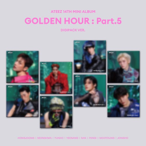 [ATEEZ] 14th Mini Album [GOLDEN HOUR : Part.5] (DIGIPACK Ver.)
