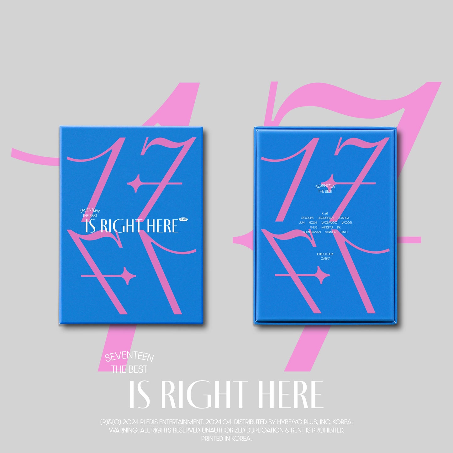 [SEVENTEEN] BEST ALBUM [17 IS RIGHT HERE] (DEAR Ver.) (Random Ver.)