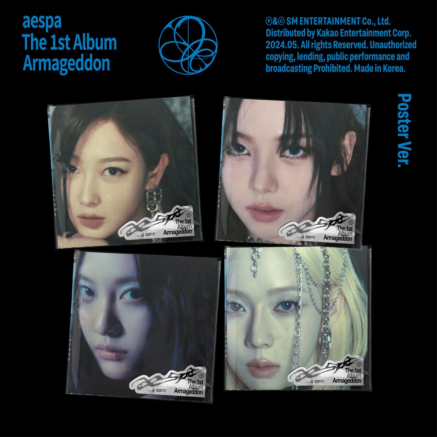 [aespa] 1st Full Album [Armageddon] (Poster Ver.) (Random Ver.)