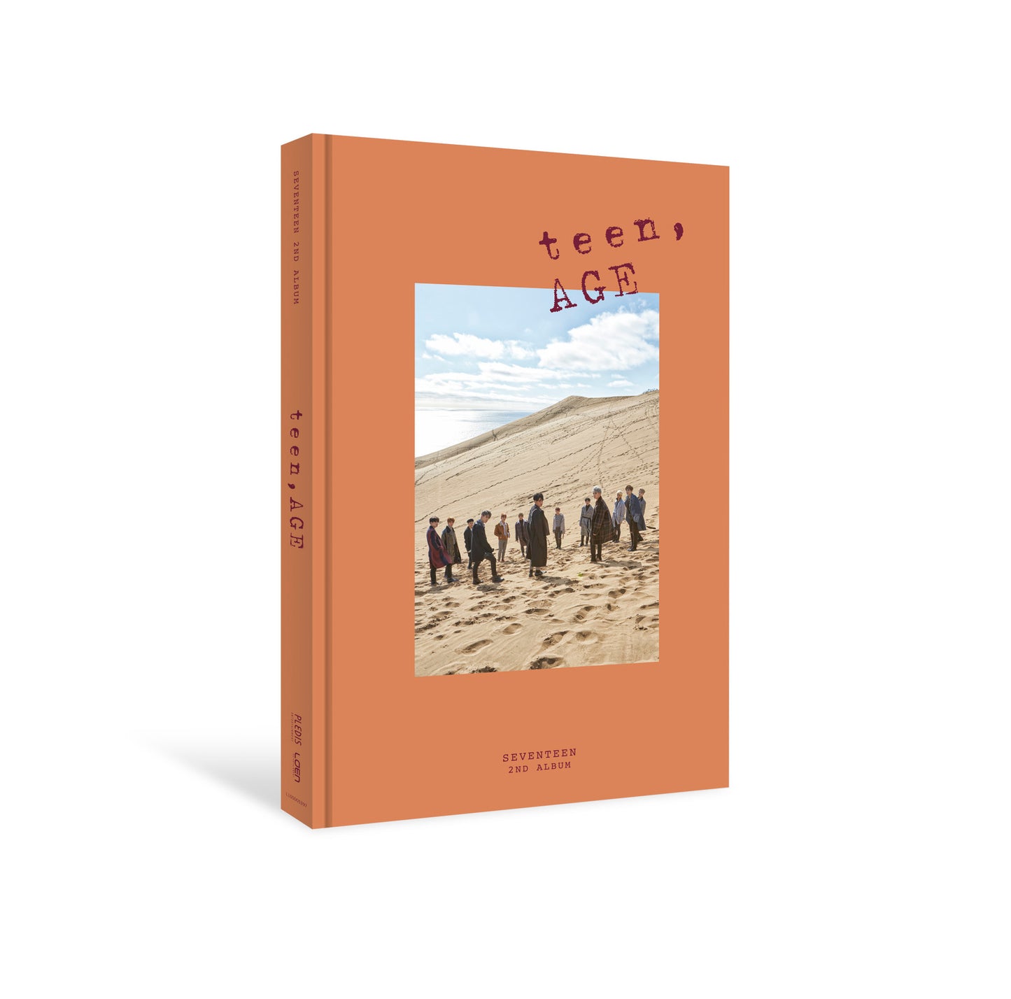 [SEVENTEEN] 2nd Album [TEEN, AGE] (WHITE Ver. / GREEN Ver. / ORANGE Ver. / RS Ver.) (Random Version)