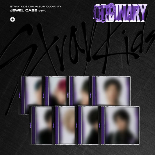 [STRAY KIDS] 6th Mini Album [ODDINARY] (JEWEL CASE) (Random Ver.)