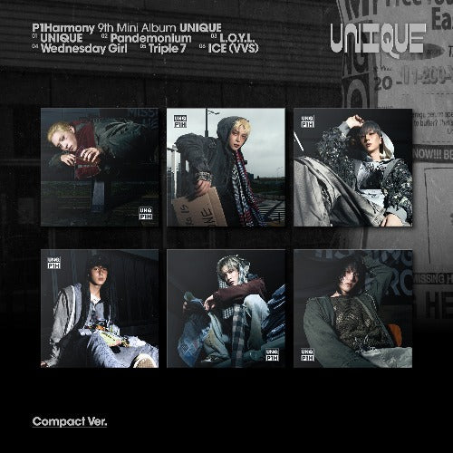 [PRE-ORDER] [P1HARMONY] 9th Mini Album [UNIQUE] (Compact Ver.)