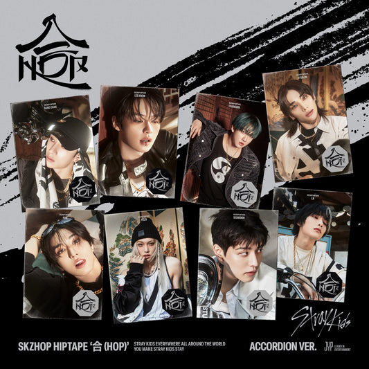 OPENED - [STRAY KIDS] SKZHOP HIPTAPE [合 (HOP)] (ACCORDION Ver.)