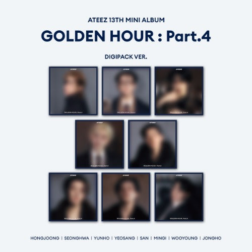 [PRE-ORDER] [ATEEZ] 13th Mini Album [GOLDEN HOUR : Part.4] (Digipack Ver.)