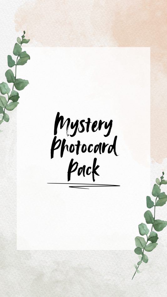 Paquete de tarjetas fotográficas misteriosas