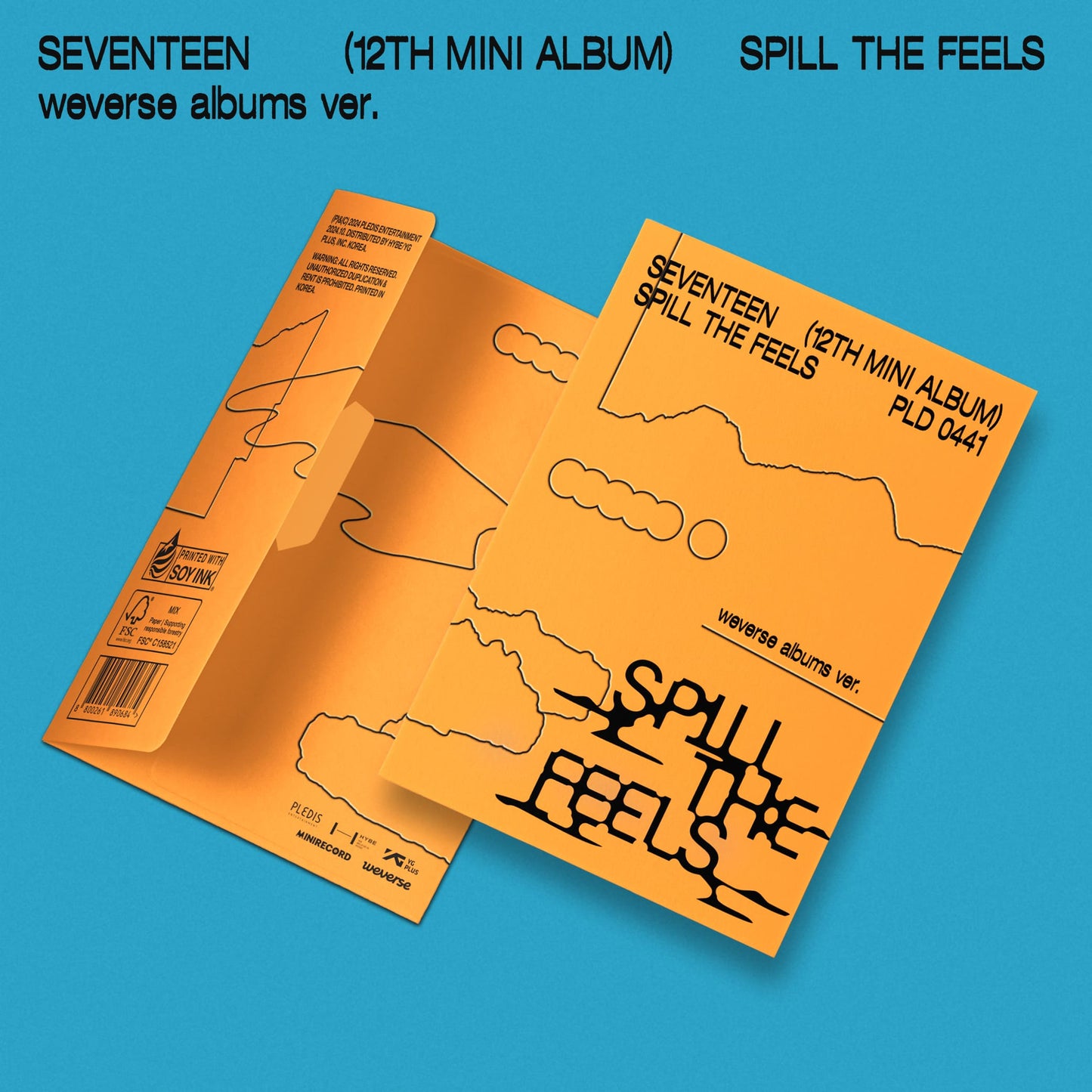 [SEVENTEEN] 12th Mini Album [SPILL THE FEELS] (Weverse Albums Ver.)