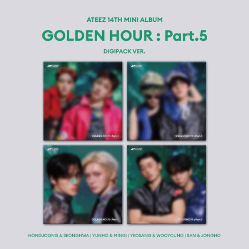 [ATEEZ] 14th Mini Album [GOLDEN HOUR : Part.5] (DIGIPACK UNIT Ver.)