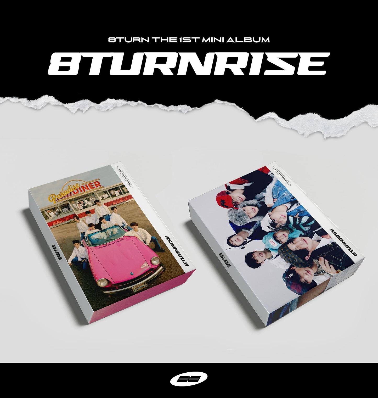 [8TURN] The 1st Mini Album [8TURNRISE] (TURN VER. / RISE VER.)