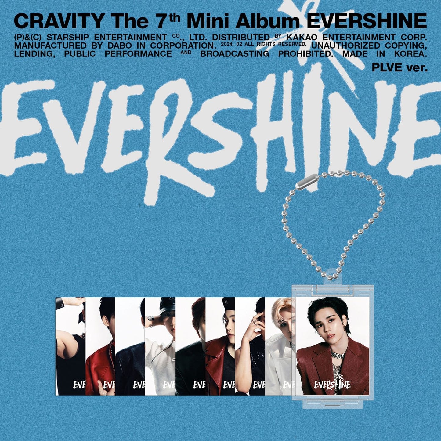 [CRAVITY] 7th Mini Album [EVERSHINE] (PLVE Ver.) (Random Ver.)