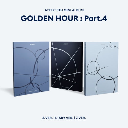 [PRE-ORDER] [ATEEZ] 13th Mini Album [GOLDEN HOUR : Part.4] (A Ver. / Diary Ver. / Z Ver.)