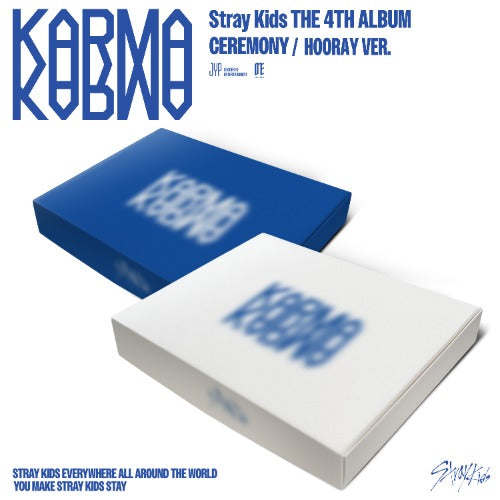 [STRAY KIDS] 4th Full Album [KARMA] (CEREMONY Ver. / HOORAY Ver.)
